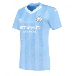 Manchester City kläder Kvinnor 2023-24 Hemmatröja Kortärmad